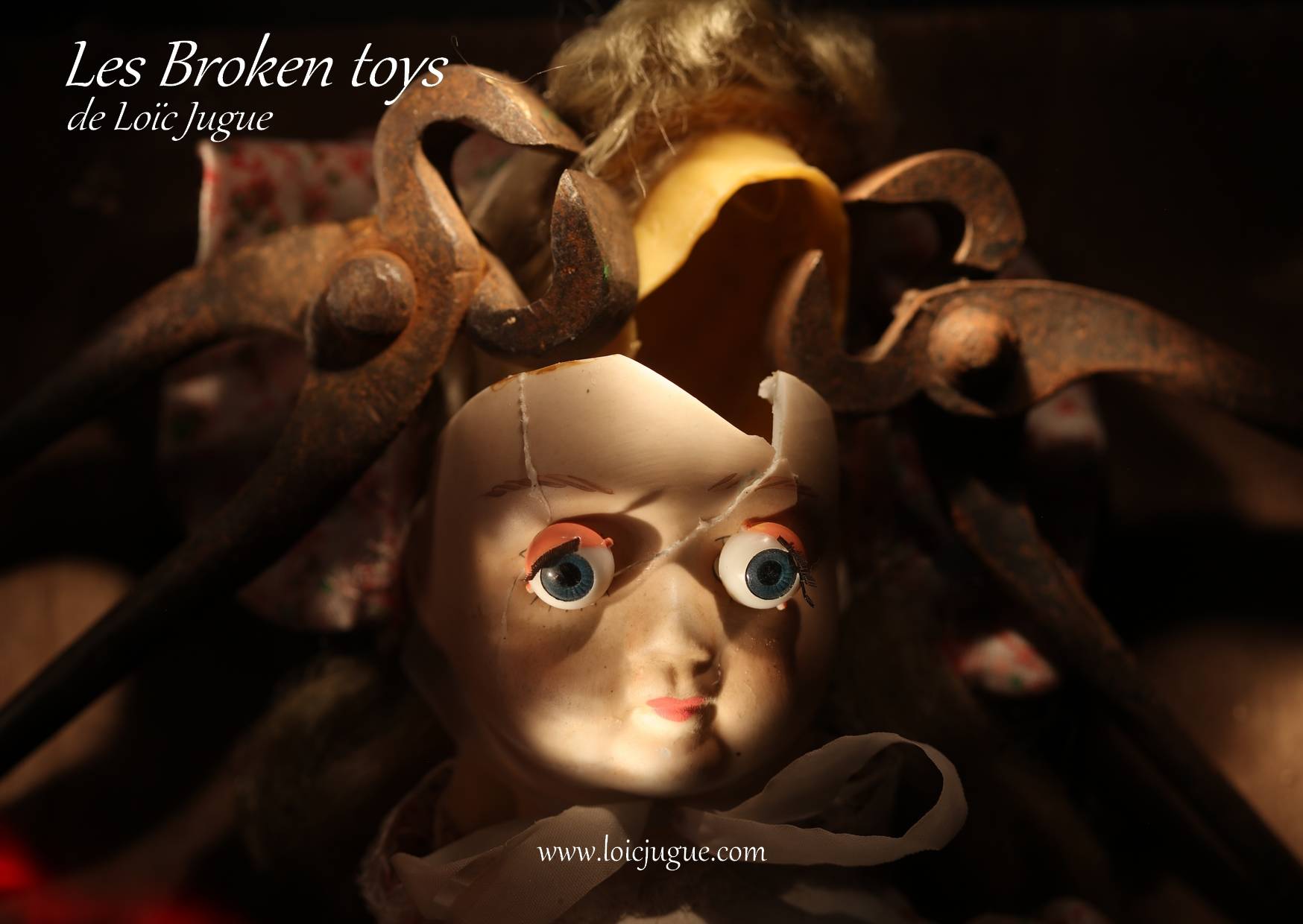 Les broken toys de Loïc Jugue: La leçon d'anatomie (détail)