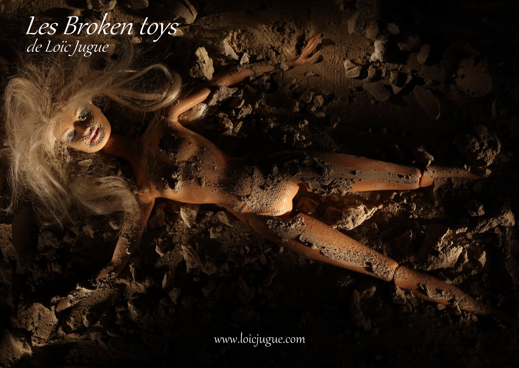 Les broken toys de Loïc Jugue:  Poupée béton