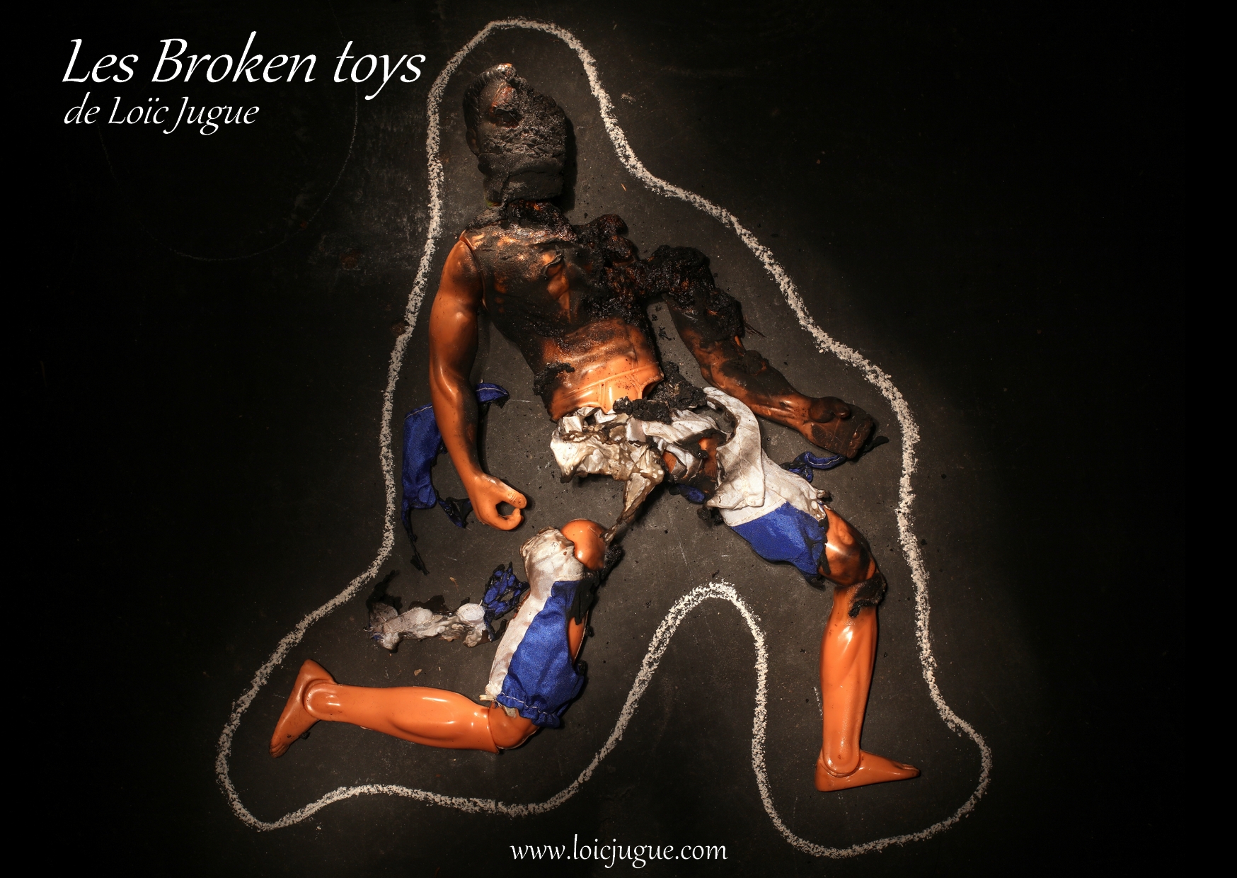 Les broken toys de Loïc Jugue:  Scène de crime 1