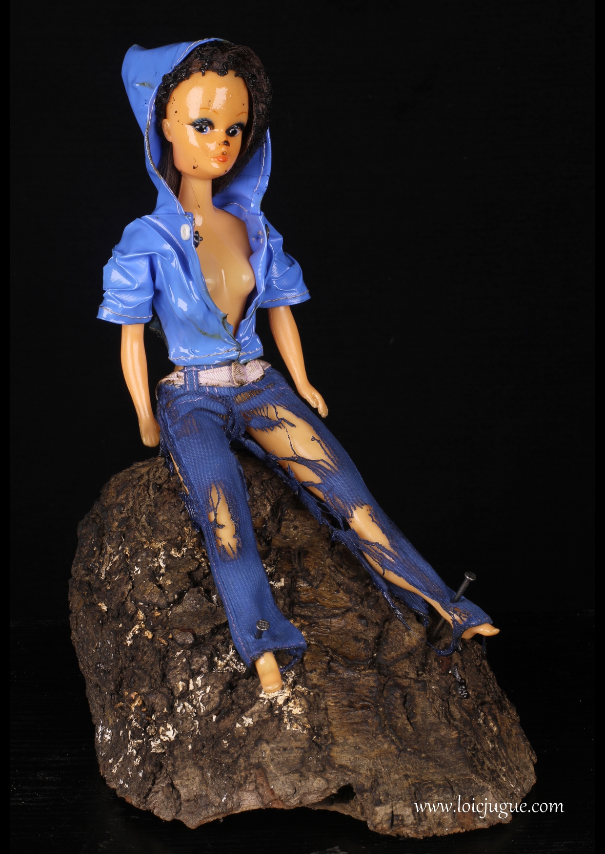 Les broken toys de Loïc Jugue: Blue doll